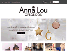 Tablet Screenshot of annalouoflondon.com